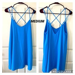 Casual Cross Back Dress